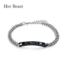 Load image into Gallery viewer, 1PC/1Pair Trendy Lovely Couple Bracelets Men&amp;Women Her King His Queen Romantic Crystal Crown Fashion Accessories Hand Jewelry